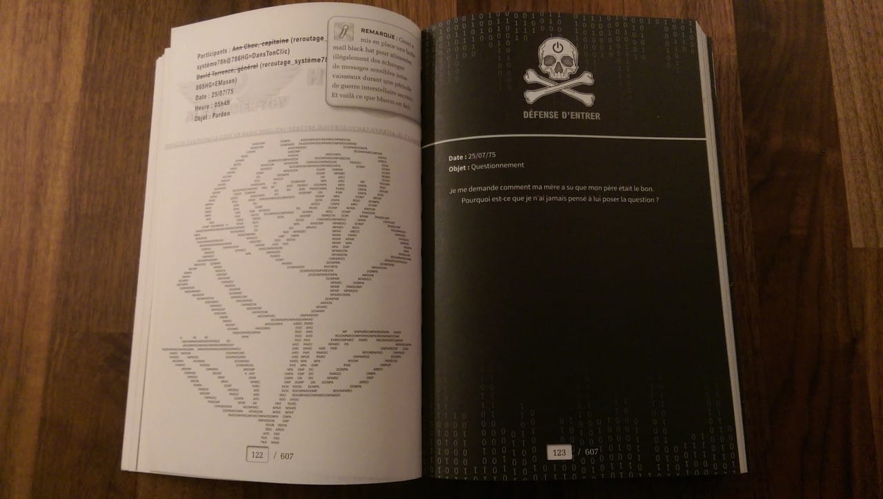 Illustration issue interieur Illuminae 1